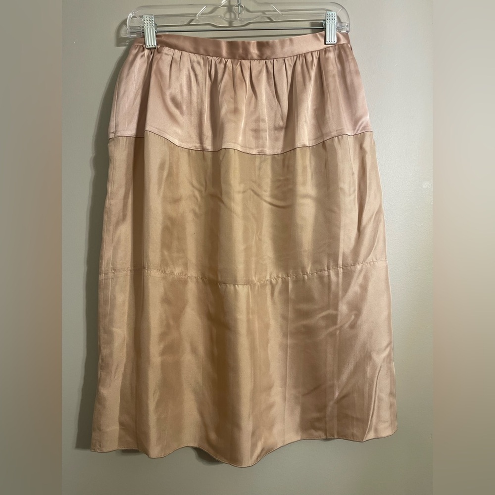 Rag & Bone Maria silk skirt in the Rugby Tan color - Picture 5 of 7